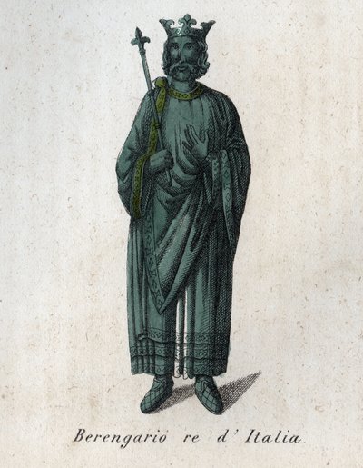 Portræt af Berengar II, konge af Italien (900-966) - Berenger II ou ou ou Berenger d