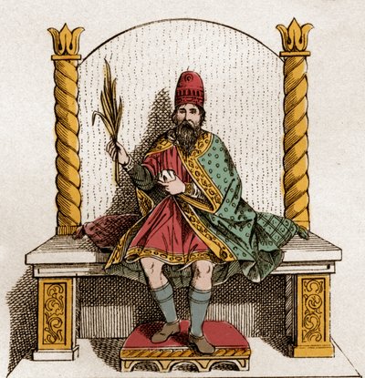 Portræt af Bonifatius III af Toscana (985-1052) Markis af Canossa og Toscana - Bonifatius III, markgreve af Toscana eller Bonifatius af Canossa - Bonifacio III di Canossa (o Bonifacio IV di Toscana) Indgravering af 1861 af Unknown artist
