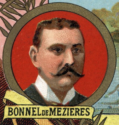 Portræt af Bonnet (Bonnel) af Mezieres explorer fransk. af Unknown artist