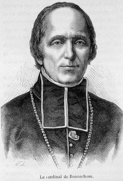 Portræt af kardinal de Bonnechose af Unknown artist
