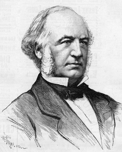 Portræt af Charles Bergeron (1808-1883) fransk ingeniør, stor håndværker af forvandlingen af Paris