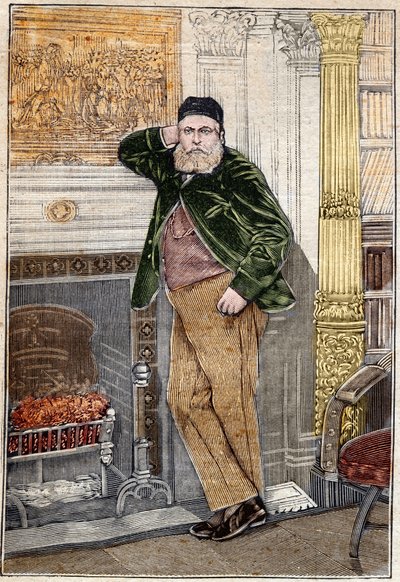 Portræt af Charles Gounod (1818-1893), fransk komponist. af Unknown artist
