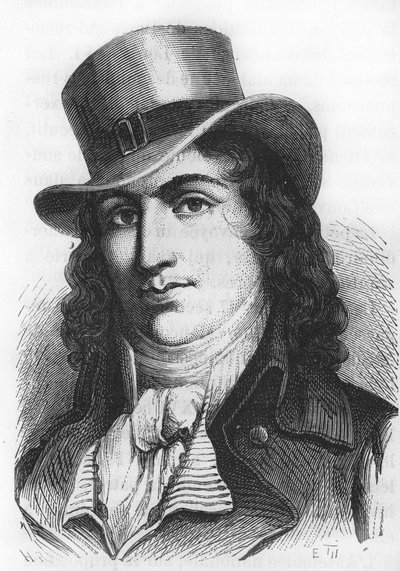 Portræt af Charles Jean Marie Barbaroux (1767-1794), fransk politiker. af Unknown artist