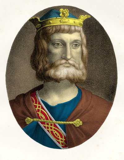 Portræt af Charles Martel (688-741) af Unknown artist