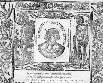 Portræt af Charles X Le Hutin, konge af Frankrig fra 1314 til 1316. af Unknown artist