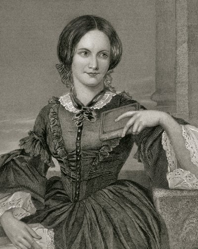 Portræt af Charlotte Bronte af Unknown artist