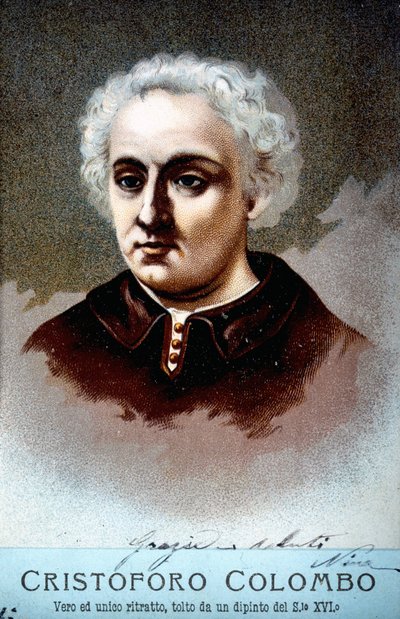 Portræt af Christopher Columbus af Unknown artist