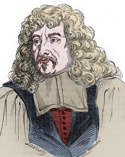 Portræt af Claude Ballin (1615-1678) guldhoved af Ludvig XIV