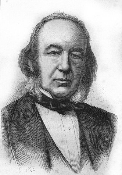 Portræt af Claude Bernard (1813 - 1878) fransk fysiolog - i "" L