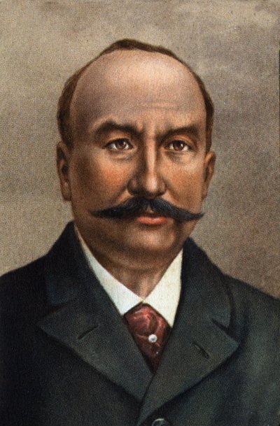 Portræt af Clement Ader, fransk ingeniør, pioner inden for luftfart. af Unknown Artist