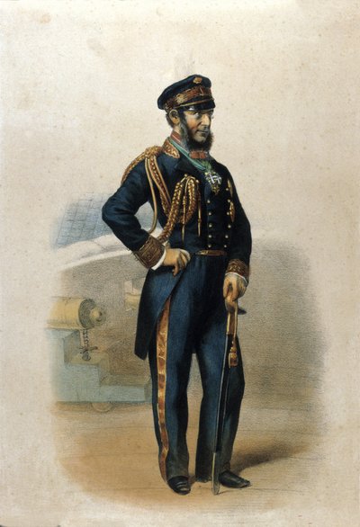 Portræt af grev Carlo af Persano Pellion (1806-1883), patriot af det italienske forenes. af Unknown artist