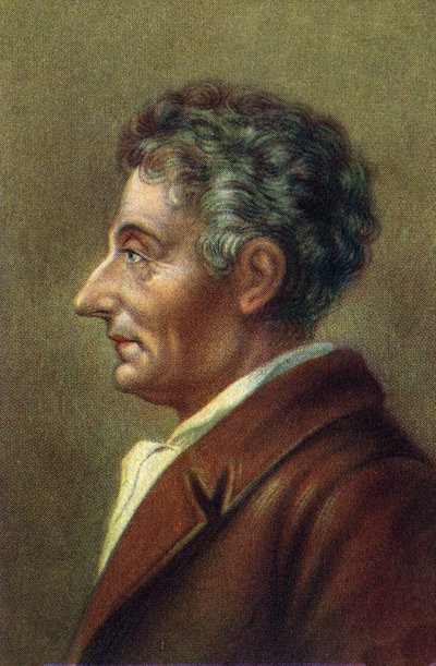 Portræt af den franske matematiker grev Joseph Louis de Lagrange. af Unknown Artist
