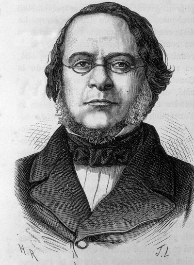 Portræt af Daniele Manin (1804-1857), italiensk politiker. af Unknown artist
