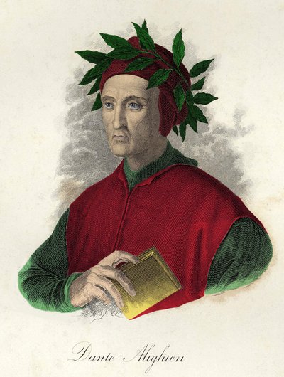 Portræt af Dante (1265-1321) af Unknown artist