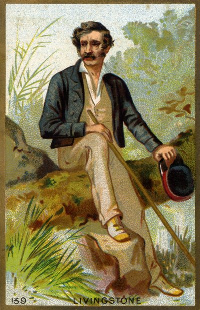 Portræt af David Livingstone (1813-1873), britisk missionær og opdagelsesrejsende. af Unknown artist