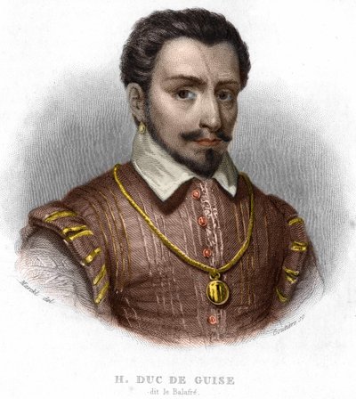 Portræt af hertug af Guise. François de Lorraine, hertug af Aumale, dengang 2. hertug af Guise fransk generalløjtnant (1519 til 1563) af Unknown artist