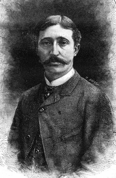 Portræt af Edouard Detail, fransk maler (1848-1912). af Unknown artist