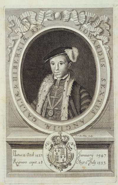 Portræt af Edward VI i "History of the Reformation of the English Church...", Genève af Unknown artist