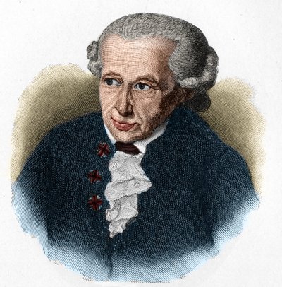 Portræt af Emmanuel Kant (Immanuel Kant af Unknown artist
