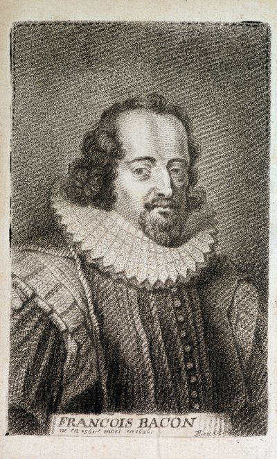 Portræt af Francis Bacon (1561-1626), engelsk filosof. n.d. v.1600. af Unknown artist