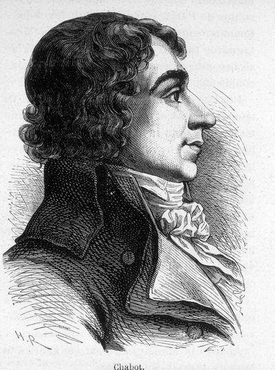 Portræt af Francois Chabot (1759-1794), fransk politiker. af Unknown artist