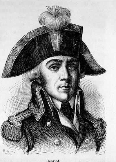 Portræt af Francois Hanriot (1761-1794), fransk revolutionær af Unknown artist