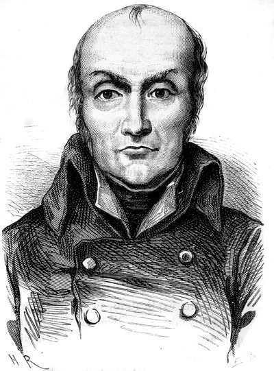 Portræt af Francois Nicolas Appert, opfinderen af blikboksen - i "" Industriens vidundere"" af Louis Figuier af Unknown artist