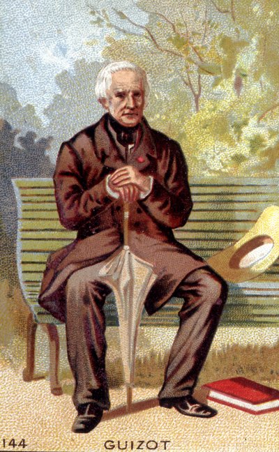 Portræt af François Guizot (1787 - 1874), fransk politiker og historiker. af Unknown artist
