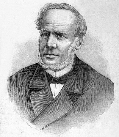 Portræt af Franz de Champagny (1804 - 1882) - i "" Les Contemporains", n.d. slutningen af ​​det 19. århundrede. af Unknown artist