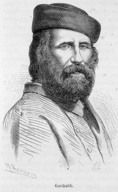 Portræt af Garibaldi (1807 - 1882) af Unknown artist