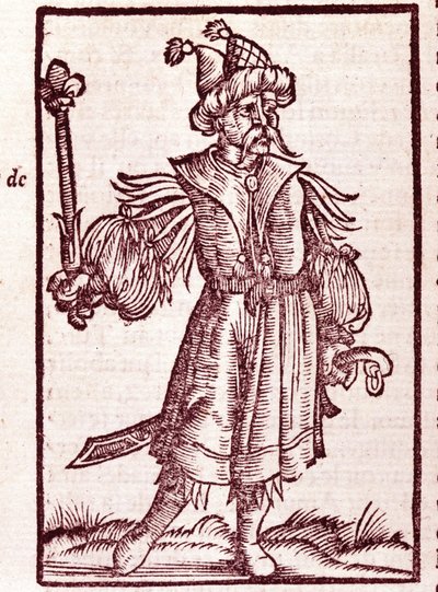 Portræt af Djengis Khan (Temudjin af Unknown artist