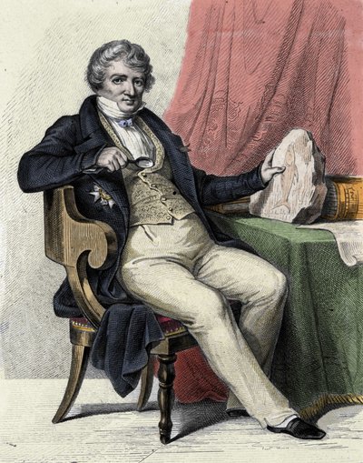 Portræt af Georges Cuvier af Unknown artist