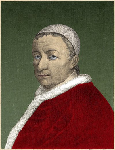 Portræt af Gioacchino PECCI, Leo XIII (1810 - 1903), 254. pave (1878 - 1903) af Unknown artist
