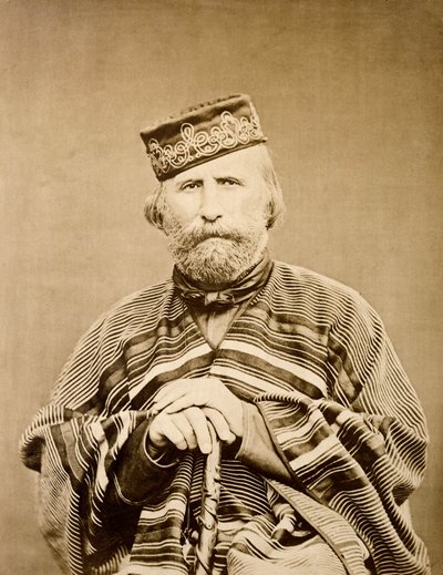 Portræt af Giuseppe Garibaldi (1807-1882) 1865 af Unknown artist