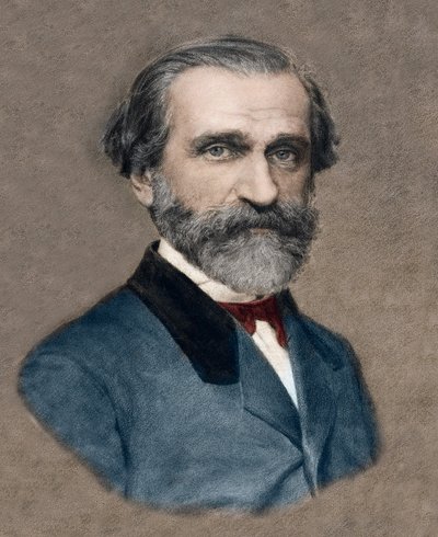 Portræt af Giuseppe Verdi af Unknown artist