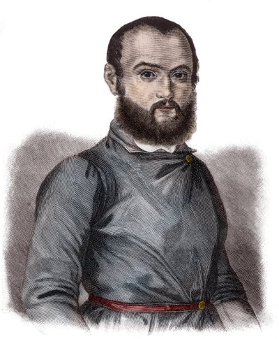 Portræt af Gustav von Struve (1805-1870) tysk politiker, advokat og publicist - Gustav von Struve (1805-1870) tysk advokat, journalist og politiker af Unknown artist
