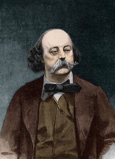 Portræt af Gustave Flaubert (1821 - 1880) af Unknown artist