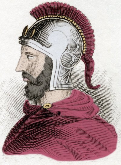 Portræt af Hannibal eller Annibal Barca (ca. 247-183 f.Kr.), karthaginsk general og statsmand. af Unknown artist