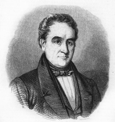 Portræt af Hendrik Tollens 1780-1856. hollandsk digter. af Unknown artist