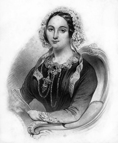 Portræt af Henriette Sontag (1806-1854), tysk sangerinde. af Unknown artist