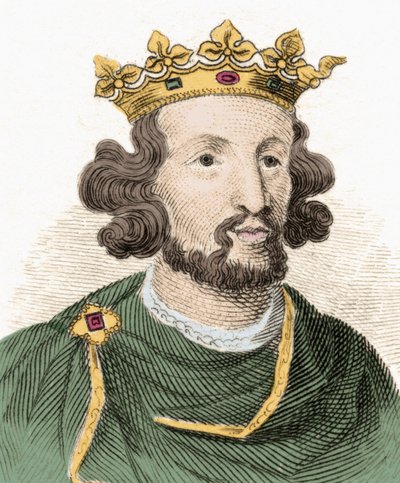 Portræt af Henry III Plantagenet (1207-1272), konge af England. af Unknown artist
