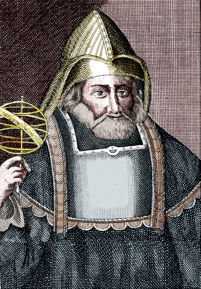 Portræt af Hermes Trimegiste (Trismegistus). af Unknown artist