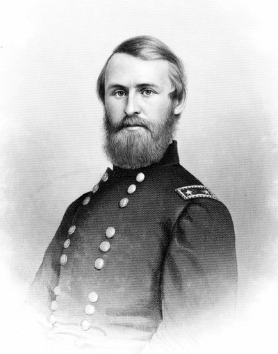 Portræt af Jacob Dolson Cox, der deltog i borgerkrigen. af Unknown artist