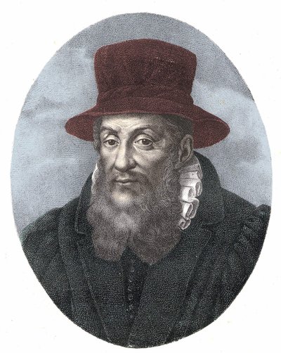 Portræt af Jacques Cujas (1520 - 1590) fransk juriskonsulent af Unknown artist