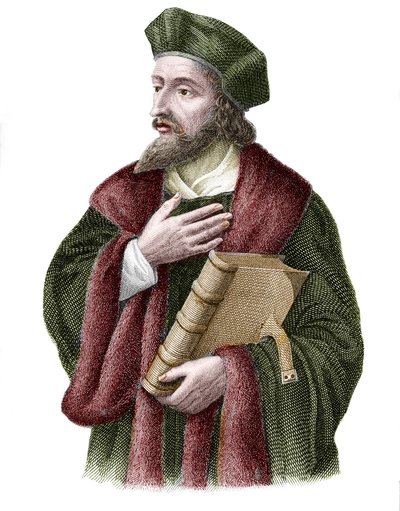 Portræt af Jan Hus (eller Jean Huss af Unknown artist