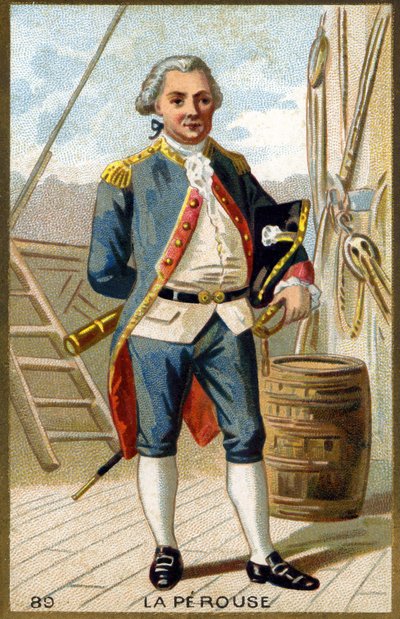 Portræt af Jean-Francois Galaup, greve af La Perouse (Jean Francois Laperouse af Unknown artist