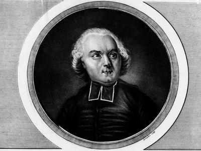 Portræt af Jean-Sibrake (Sibrakes eller Siffrein) af Jean Sylvain Maury (eller Abbe Maury af Unknown artist