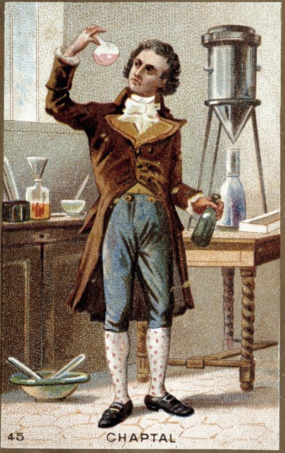 Portræt af Jean-Antoine Chaptal af Unknown artist