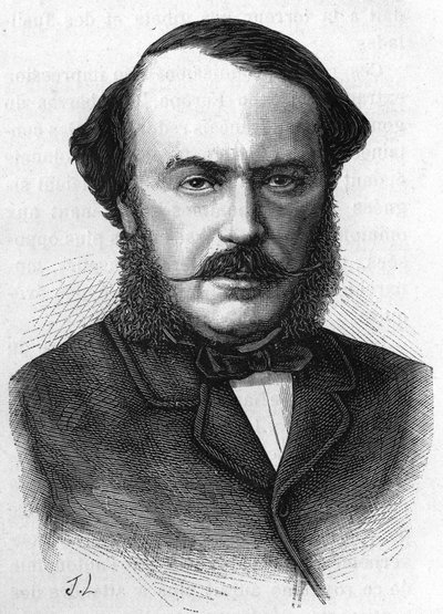 Portræt af Jean Gilbert Victor Fialin, hertug af Persigny (1808-1872), fransk politiker. af Unknown artist