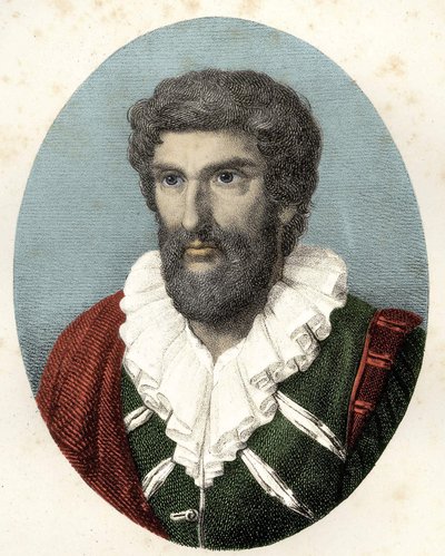 Portræt af Jean Goujon (1510 - v. 1566) fransk billedhugger, designer og arkitekt. af Unknown artist